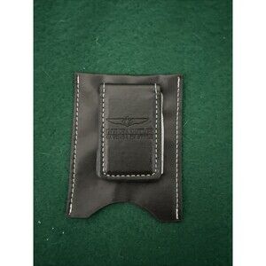 Invicta Men's Money Clip & Credit Card Holder – Black Faux Leather Slim Wallet